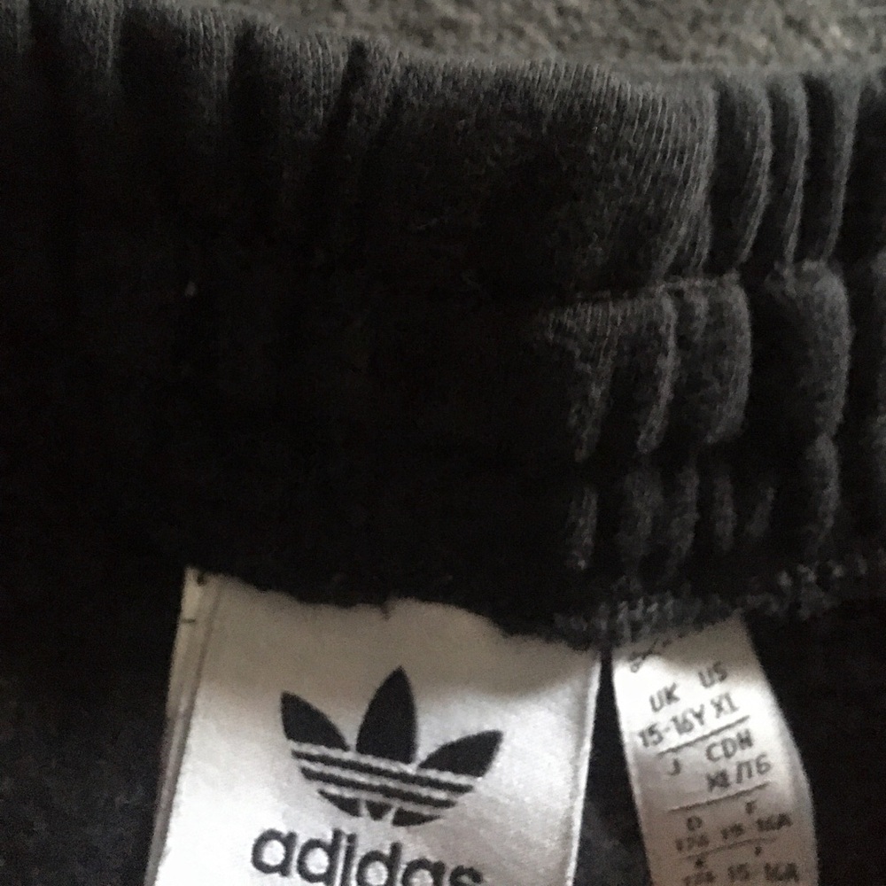 Adidas Kids Black Jogger Pants. - Picture 6 of 6